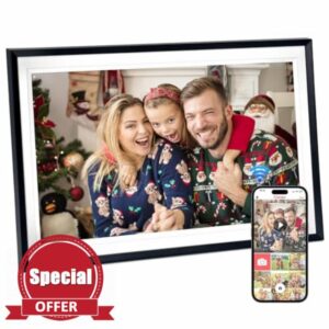 Hesmor Digital Photo Frame WiFi 15.6 inch - 1920x1080 FHD IPS Screen Touchscreen