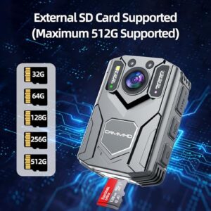 IP67 Waterproof Support Memory Expand for Security Hiking Meeting