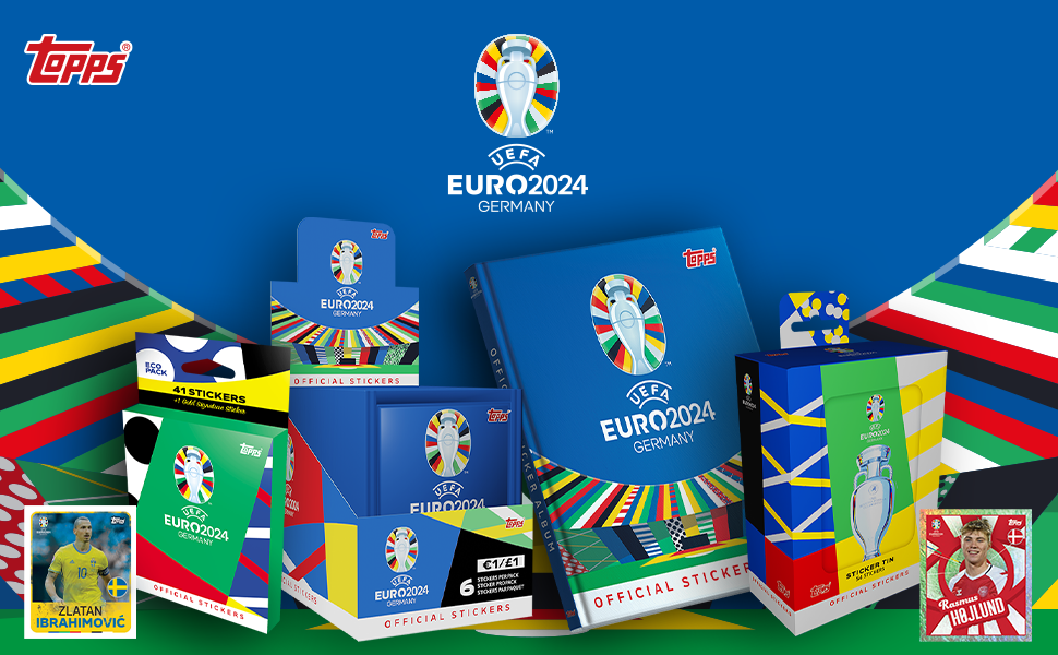 Euros Stickers 2024 Match Attax Topps