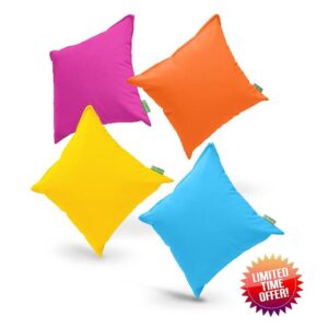 Gardenista 18" Garden Scatter Cushion | Outdoor Water Resistant Garden Furniture Pillow | Soft and Comfy Patio Furniture Cushions | Throw Pillows for Sofa