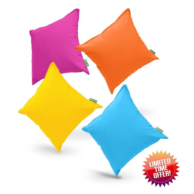 Gardenista 18" Garden Scatter Cushion | Outdoor Water Resistant Garden Furniture Pillow | Soft and Comfy Patio Furniture Cushions | Throw Pillows for Sofa
