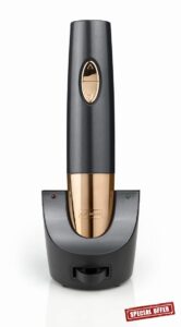 Cuisinart Rechargeable Automatic Wine Opener With Vacuum Sealer | Midnight Grey | CWO50U Midnight Grey & Copper 16.5 x 12 x 31.5 centimetres