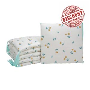 OUYAOAUA 6 PCS Breathable Mesh Crib Cushions Bedding Set