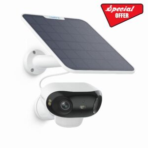 Reolink 4K Solar Security Camera Outdoor Wireless Battery Operated