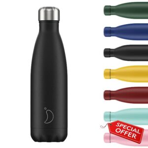 Chilly's Water Bottle - Stainless Steel and Reusable - Leak Proof