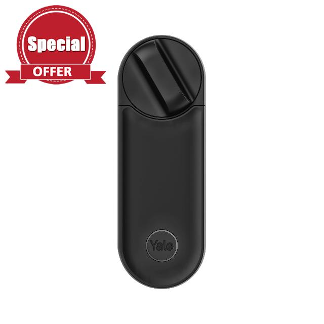 Yale - Linus Smart Lock L2 - Black - 05/103210/MB - Keyless Access - DIY Installation - Remote Lock/Unlock - Virtual Keys - Real-time Alerts - Yale Home app