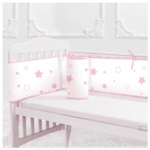 Aocase Bed Border Baby Bed Nest Baby Bed Borders Anti-Airflow 3d Mesh Lining Head Protection Baby Bed Borders Fall Protection For Baby Bed