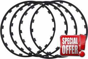 Car Wheel Protectors 4 Piece Set - Alloy Rim Protectors