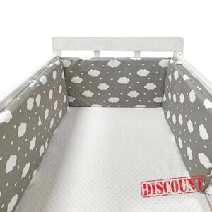 Aocase Baby Cot Bumper Bed Bumper One Piece Anti Collision Bed Bumper for Children Soft and Comfortable Edge Protection Baby Cot Bumper