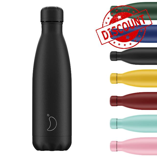 Chilly's Water Bottle - Stainless Steel and Reusable - Leak Proof