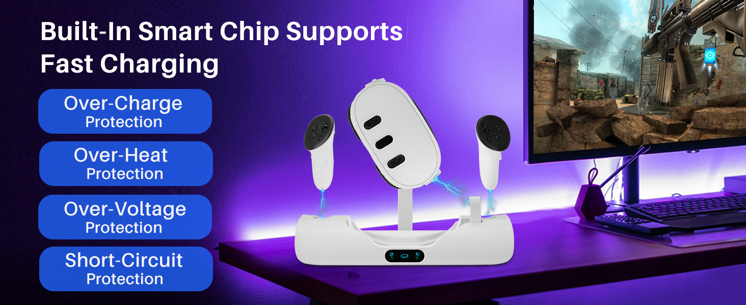 VR Charging Stand for Quest 3