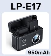 LP-E6NH Fast Camera Battery Charger with 2Pack of 2400mAh batteries
