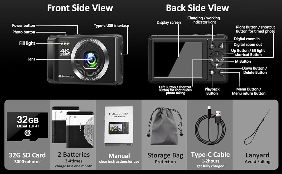 digital camera 4k
