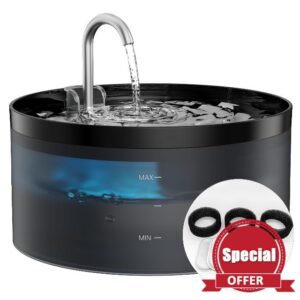 GIOTOHUN Cat Water Fountain for Drinking