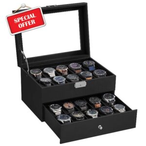 SONGMICS Watch Box