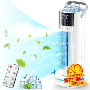 700ML Evaporative Air Cooler & 90" Portable Tower Fan
