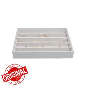 Stackers Pebble Grey Classic Medium Jewellery Box Necklace Laye