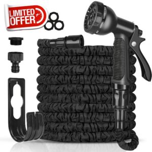 Expandable Garden Hose Pipe - 100FT Flexible Expanding Water Hose