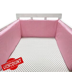 Aocase Baby Cot Bumper Bed Bumper One Piece Anti Collision Bed Bumper for Children Soft and Comfortable Edge Protection Baby Cot Bumper