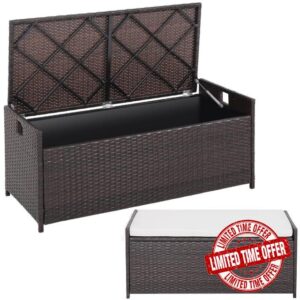 COSTWAY 128L Garden Storage Box