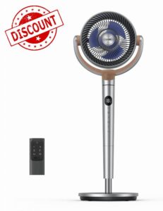 Dreo 23dB Silent Pedestal Fan