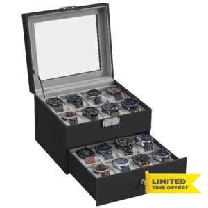SONGMICS Watch Box