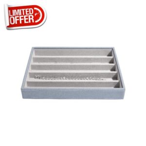 Stackers Dusky Blue Classic Medium Jewellery Box Necklace Laye