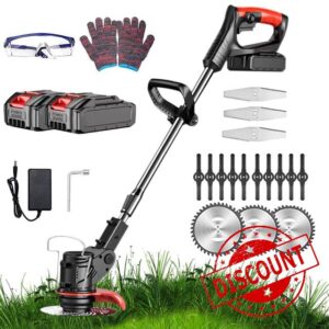 MYJHUIY 24V Cordless Grass Strimmer