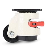 W B D WEIBIDA Side Mount Casters 2 Inch L-Shaped Heavy Duty Castor Wheels with Load Capacity 600 ...