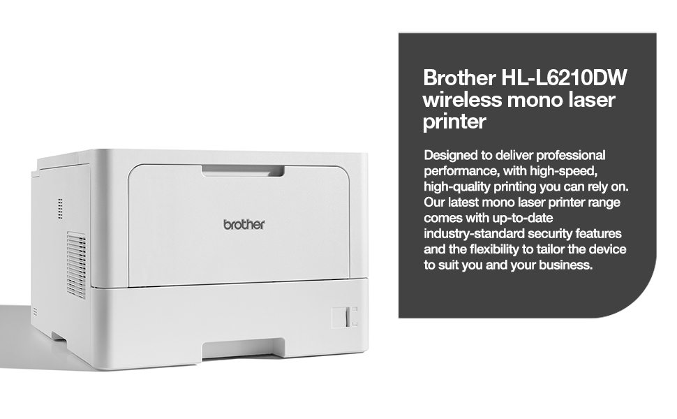 Brother HL-L6210DW wireless mono laser printer header