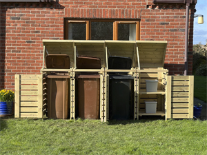 BinBreeze wheelie bin storage unit