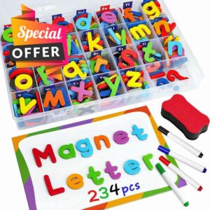 iFutniew 244 Pcs Magnetic Letters Numbers Set