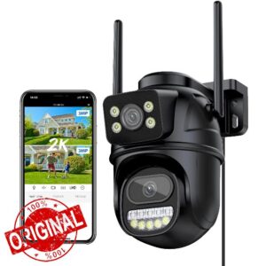 2.5K/6MP Dual Lens Outdoor Security Camera