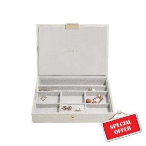 Stackers Oatmeal Classic Medium Jewellery Box Lid