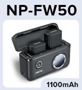 NP-FZ100 Fast Camera Battery Charger with 2Pack of 2400mAh batteries