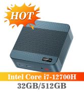 BOSGAME P3 Mini PC Gaming, AMD Radeon 680M Ryzen 9 6900HX 8C/16T Mini Computers, 32GB DDR5 1TB PC...