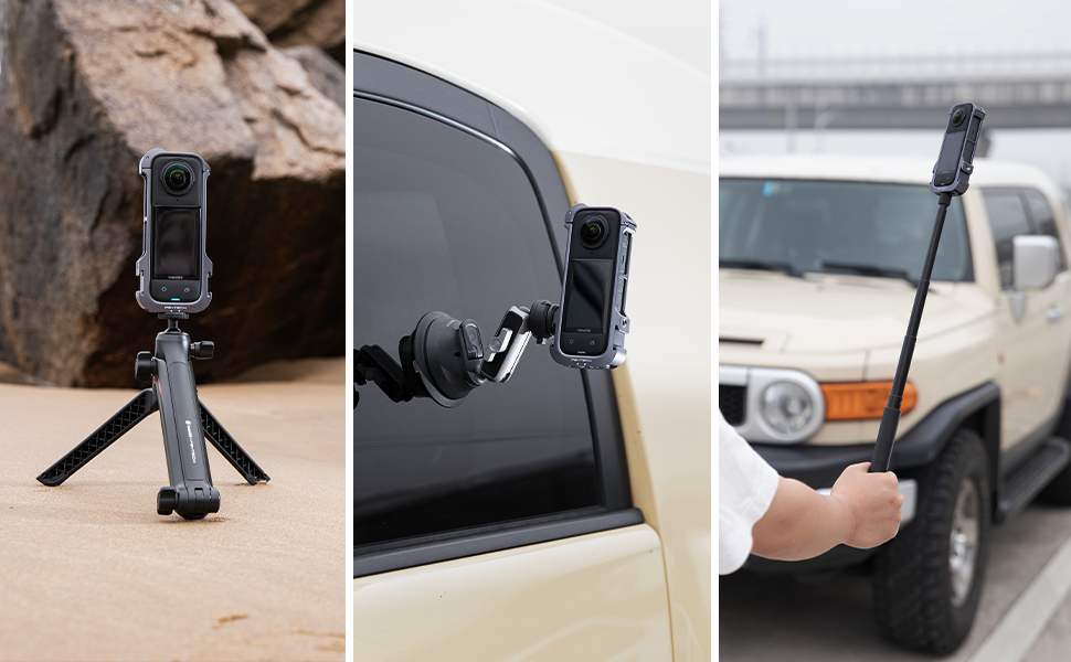 PGYTECH Aluminum Camera Cage for Insta360 X4