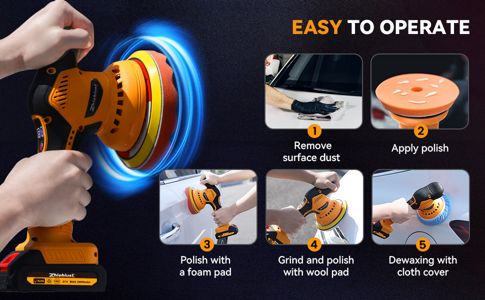 cordless buffer polisher