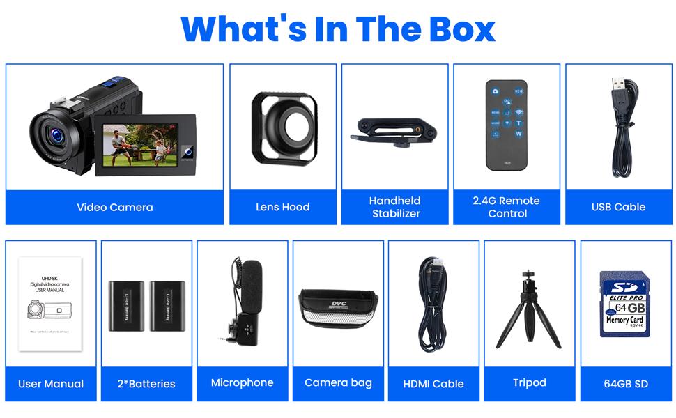 video camera camcorder 5k