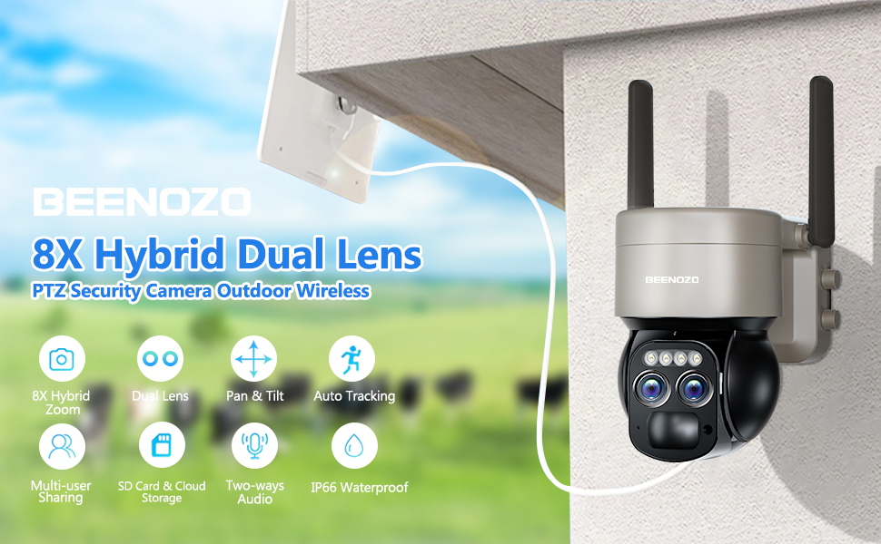 4k solar security camrea