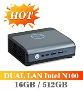 BOSGAME B95 Mini PC Windows 11 Pro, Intel 12th Gen N95 (up to 3.4GHz) 16GB RAM 512GB M.2 SSD Smal...