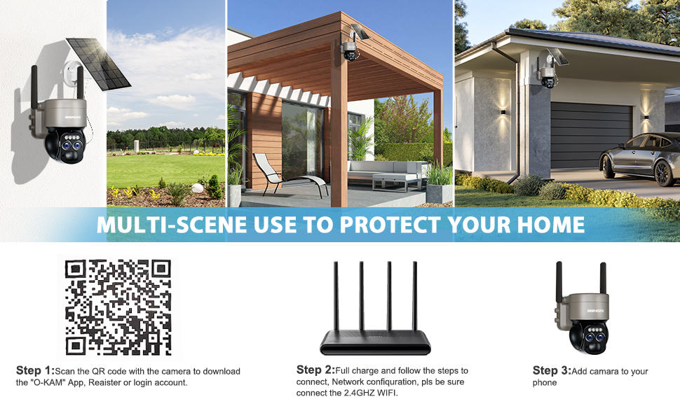 solar security camera for home security