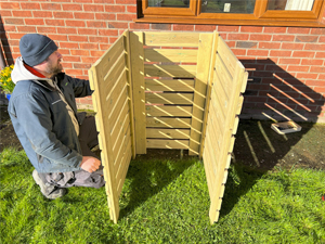 BinBreeze wheeli bin storage unit