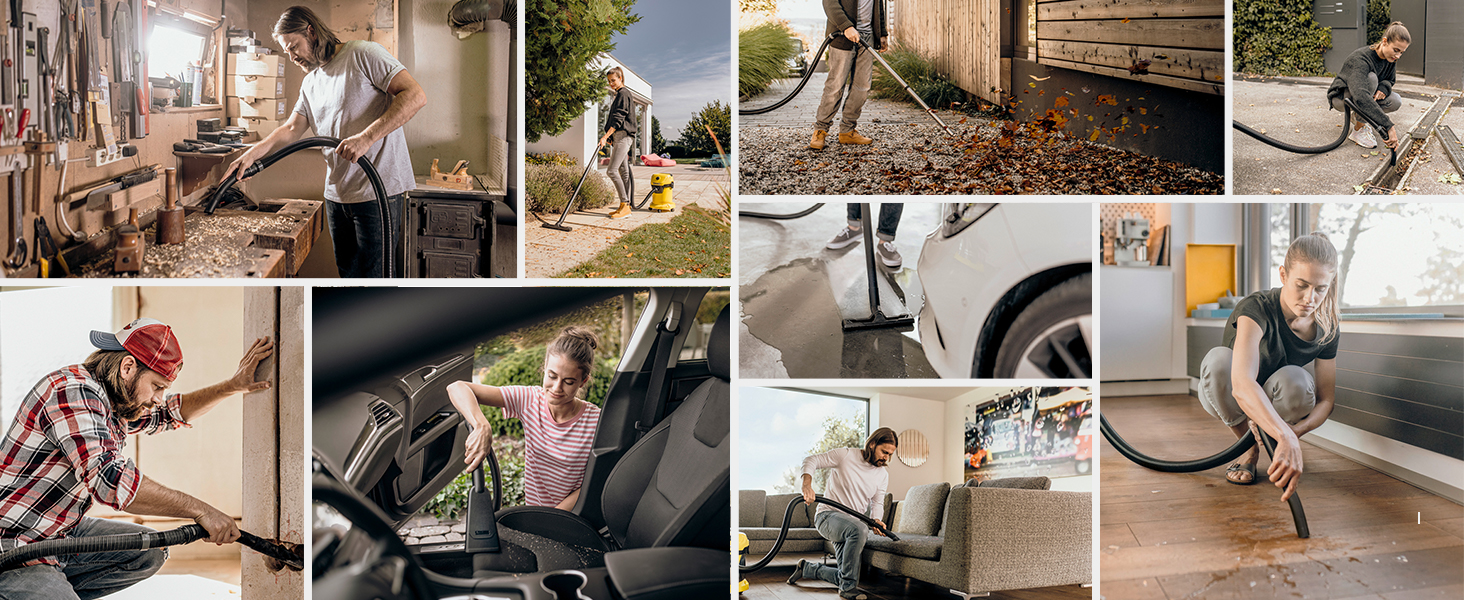 Kärcher WD Wet & Dry Vacuum Cleaner: Powerful suction everywhere