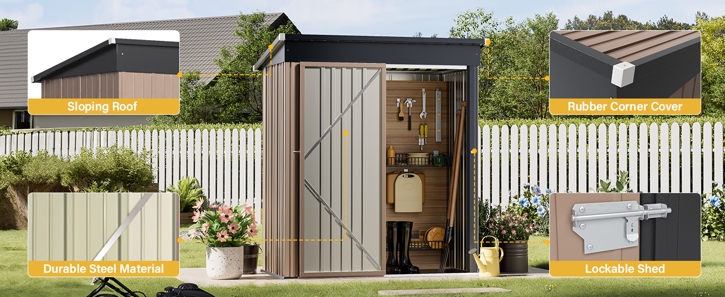 steel storage shed