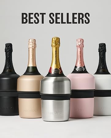 Huski Wine Tumbler 2.0 | New | Premium Stainless Steel Wine Glass with Lid | Go Stemmed or Stemle...