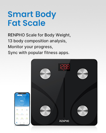 RENPHO Luggage Scale, Portable Digital Weighing Scales for Travel, Electronic Suitcase Weight Sca...