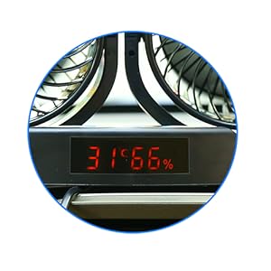 Car Cooling Fan with Cigarette Lighter