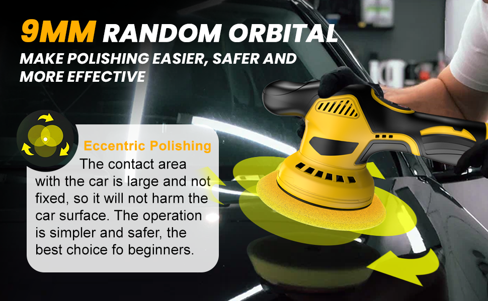 Cordless Car Polishers and Buffers Kit
