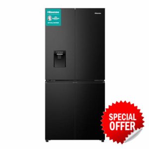 Hisense RQ5P470SMFE Wifi Connected American Fridge Freezer Cross Door with Water Dispenser